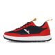 Ellesse Moda Youth Shoes. Shoes Navy Red Yellow
